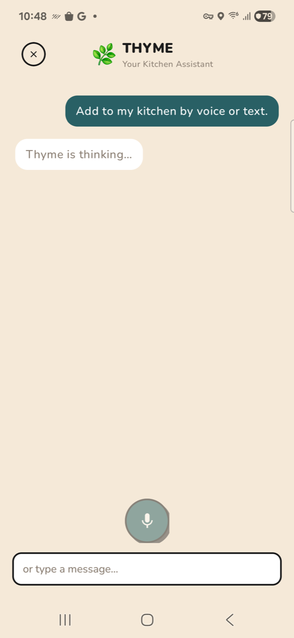 Capture — add with voice/text