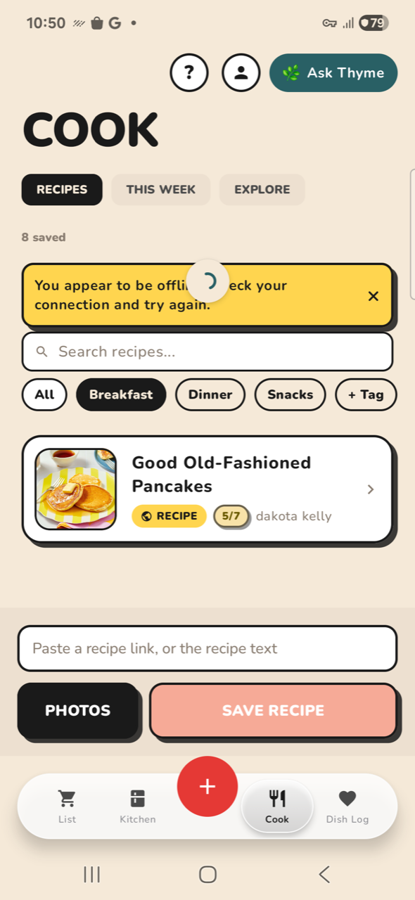 Cook — offline note
