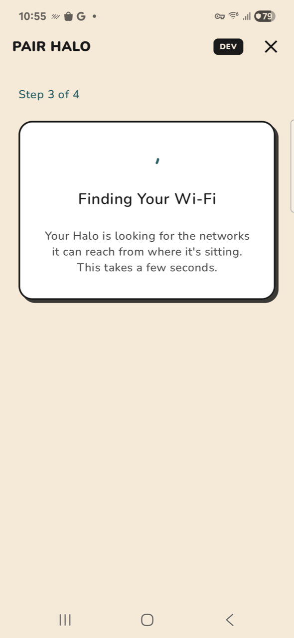 Halo — Step 3, scanning networks
