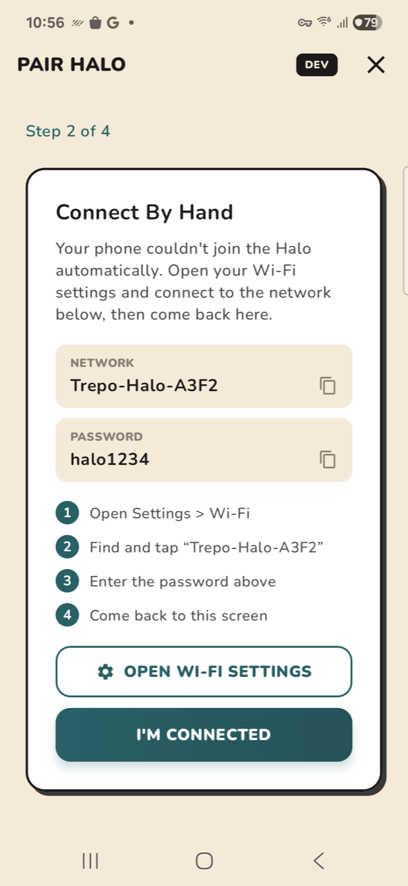 Halo — Manual join, idle (no status)